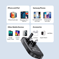 Nuevo Producto 2026, Cargador de Pared GaN de 35W 2C con Enchufe UK, Adaptador Portátil de Carga Rápida para iPhone y Android