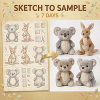 Peluche d'animal australien personnalisée de haute qualité OEM ODM, adorable poupée en peluche pour animaux sauvages, idéale pour les produits de marque et les cadeaux pour enfants