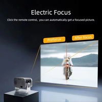 Projecteur PTZ compact de type stand LCD, portable pour les entreprises et l'éducation, 6500 lumens, 720P, LED, stéréo HIFI