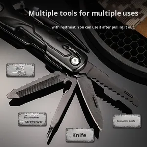 Marteau multifonction en acier pour la vente en gros, outil de brise-vitre pour voiture, camping et usage domestique, marteau combiné - Product Image 4