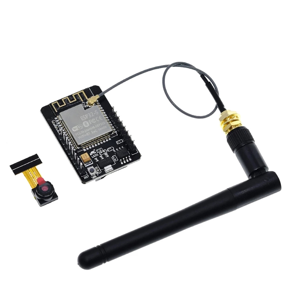 ESP32-CAM WiFi + bluetooth Module Caméra Module Développement ESP32 avec Caméra Module OV2640 2MP et Antenne esp32 cam