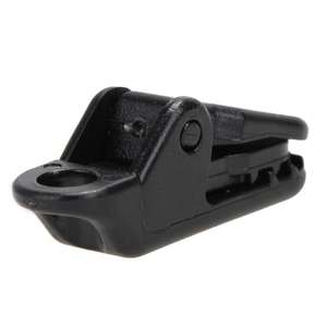 Attaches de bâche portables en plastique noir, clips de fixation pour tentes de camping et survie, stoppeurs de serrage - Product Image 2