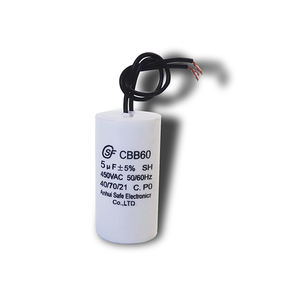 ตัวเก็บประจุสำหรับเครื่องซักผ้า,<span class=keywords><strong>CBB60</strong></span> UF/16UF/20UF/35UF/<span class=keywords><strong>45UF</strong></span>/50UF/60UF 450V - Product Image 1