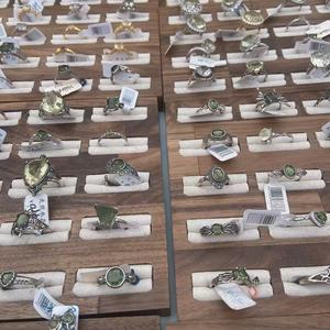 High Quality Czech <strong>Moldavite</strong> 925 Silver Ring Raw Gemstone <strong>Rough</strong> Green Healing Stone Bezel Setting Inlay Jewelry Decoration