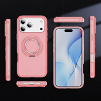 Casing Ponsel Magnetik Kuat Berputar 360 Derajat Untuk IPhone 17 Pro Max 16 Plus 15 14 13 12 Pelindung Anti Benturan