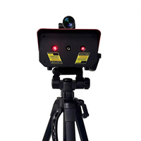 Moniteur de Déplacement Laser d'Avertissement de Chute de Structures Urbaines, Double Écran HD, Stockage Intelligent des Données, Outil de Suivi de Déformation en Temps Réel