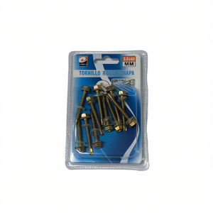 Sujetador y Clip Automotriz Impermeable de 5.5*40MM con Rosca, Chapa y Tornillo, Nuevo, Diseño de Punta de Taladro - Product Image 2