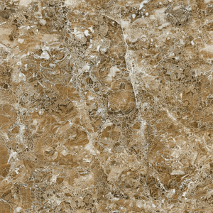 Carreaux de sol en porcelaine brillante Emperador Bronze 600x600mm 60x60cm 2x2 aspect marbre Carreaux de céramique numériques - Exportateur indien - Product Image 1