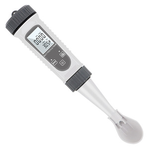 Medidor de Calidad del Agua 4 en 1 SALT-785 Gris, Medidor de Salinidad TDS, Temperatura y Gravedad Específica para Piscinas, Acuarios y Laboratorios - Product Image 2