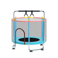 Mini Trampolín Hexagonal de Alta Calidad para Interiores con Cuerdas Elásticas y Componentes de Plástico para Ejercicio Femenino