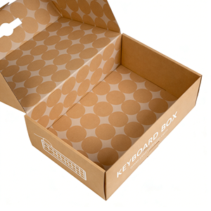 Caja de Cartón Corrugado para Teclado 3C Electronics, con Cierre Automático, Marca Propia, Opción de Flauta B/E, Plegable, Impresión a Cuatro Colores, Personalizable - Product Image 6