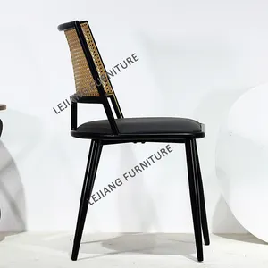 Silla <span class=keywords><strong>de</strong></span> Comedor <span class=keywords><strong>de</strong></span> Ratán LJ1, Estilo Nórdico Moderno para Exteriores, para Mesa <span class=keywords><strong>de</strong></span> Comedor, Restaurante, Venta al Por Mayor a Precio Económico - Product Image 3