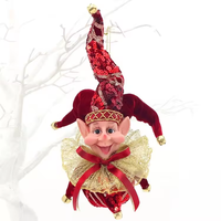 Navidad Decor Ornements d'arbre de Noël Suspendus poupée elfe de Noël elfes de Noël ornements d'arbre de Noël