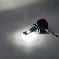 BBROY Nouveaux phares LED de voiture M8 Pro H4 Faisceau haut/bas Haute puissance Tube en cuivre unique Rétrofit universel H7 6500K 65W 32V 6500 lm