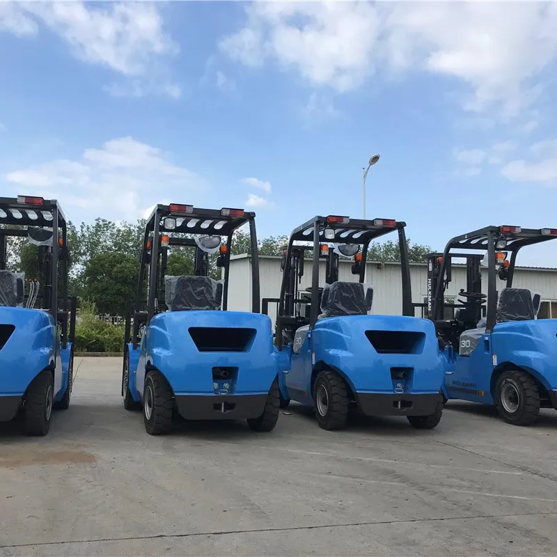 Wadah Dioperasikan 3000Kg Forklift Diesel Di Saham