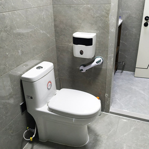 Barre d'appui murale sans perçage pour salle de bain, poignée de sécurité à ventouse pour douche et personnes âgées, design moderne et simple - Product Image 5