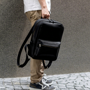 Wholesale Custom Genuine <b>Leather</b> <b>Backpack</b> Vintage Cowhide Laptop Bag <b>Men</b> Waterproof Business Travel Daypack LBK-0119 - Product Image 1