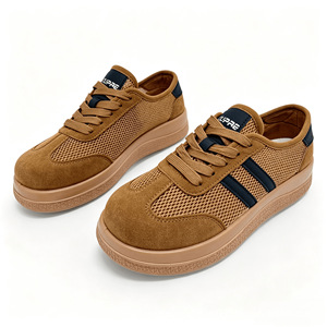 Maison High Quality Retro Leather Versatile Casual Lace up Flat Bottomed Training Shoes Designer Casual Shoes - Product Image 6