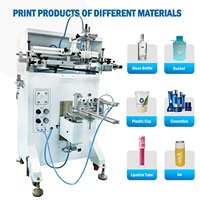 Impresora de Serigrafía Semiautomática para Logotipos Personalizados en Envases de Vidrio para Cosméticos