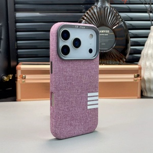 Funda Magnética de Lujo para Teléfono, en Tela de Lino, para iPhone 17, 12, 13 Pro Max, 17 Air, 14, 15, 16 Plus, con Marco Metálico para la Lente, a Prueba de Golpes - Product Image 6