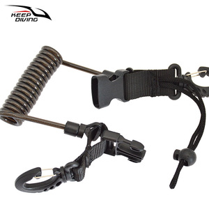 Correa de Seguridad Telescópica para Cámara de Buceo KEEP DIVING RP 027, con Resorte de Acero TPU, Antipérdida, Hebilla de Liberación Rápida en Ambos Extremos, para BCD - Product Image 3