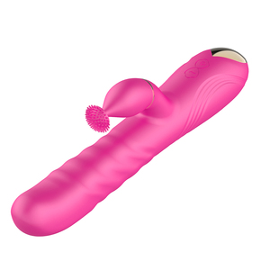 Vibrador con 2 Motores, 10 Vibraciones, 3 Velocidades, Estiramiento, Silicona de Grado Médico, Impermeable, Juguete Sexual para Mujeres - Product Image 4