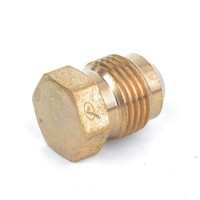 Raccord de raccordement en laiton forgé 1/4 pouce avec filetage SAE, résistant à la corrosion, 450-2800 PSI, série 57 pour applications gaz naturel/GPL