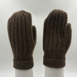 Mitaines tricotées en <span class=keywords><strong>laine</strong></span> d'<span class=keywords><strong>alpaga</strong></span> de qualité supérieure unisexe pour l'hiver Nouveau design Gants légers et doux en <span class=keywords><strong>laine</strong></span> et cachemire - Product Image 4