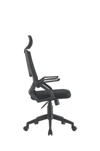 Silla de Oficina Giratoria de Acero Inoxidable de Estilo Italiano Contemporáneo para Hotel, Villa, Oficina, Salón - <span class=keywords><strong>Muebles</strong></span> de Plástico con Malla, Venta al por Mayor en China - Product Image 3