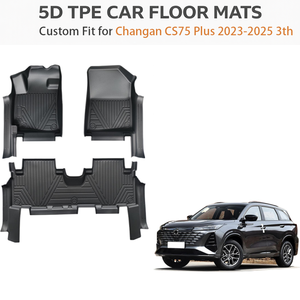 Tapetes de Piso TPE a Medida para Changan CS75 Plus LHD 2023-2025 3ª Generación, Impermeables, para Todo Clima, Resistentes, Revestimientos de Piso para Auto, OEM - Product Image 1