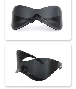 Viviblook Z425AS01 Gafas de Sol Nuevas para Mujer, Estilo Punk, Resistentes al Viento, Retro, para Fiestas, Bares, con Espejo - Product Image 2