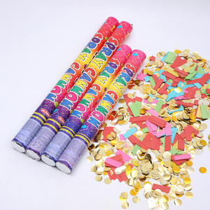 Luckykoo עיצוב biodeמתכלה קונפטי פופר נייר תותח קונפטי צד אוויר דחוס מעדיף ציוד - Product Image 3