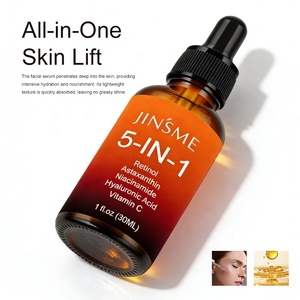 Suero Revitalizante Antienvejecimiento 5 en 1 Personalizado, Niacinamida, Astaxantina, 30 ml, Vitamina C, Ácido Hialurónico, Blanqueador Facial, Hidratante - Product Image 2