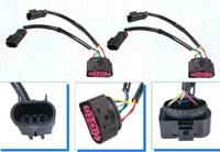Nouveau harnais de conversion pour boîtier quad vers phare de projecteur pour Dodge Ram 2009-2018