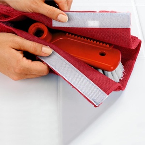 Mopa de Microfibra Lavable con Cinta Mágica para el Hogar, Paño de Limpieza Reutilizable, Reemplazo para Escoba - Product Image 2