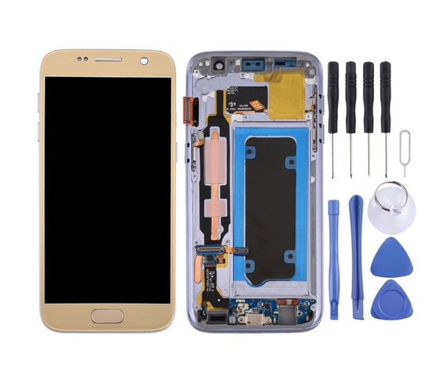 Wholesale Price OLED LCD Screen and Digitizer Full Assembly for Galaxy S7 / G930V