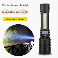 Lampe de poche LED de haute qualité Super lumineuse Rechargeable Portable Ultra puissance lampe torche lanterne de Camping d'urgence en plein air