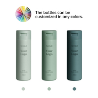Bouteilles en plastique personnalisées de haute qualité de 200 ml à 500 ml pour shampooing, gel douche, après-shampoing, emballages de produits capillaires