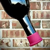 Bouchons de vin en silicone réutilisables, couvercles de bouteilles en verre, bouchons de vin anti-fuite pour garder les boissons fraîches scellées