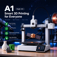 Printer 3D Bambu A1/A1C Kompatibel EU/UK, Global Unlocked, Langsung dari Pabrik, Sistem Kontrol Cerdas, Pemantauan Jarak Jauh