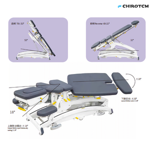 Lit de mobilisation de table de traitement ostéopathique électrique - Product Image 4