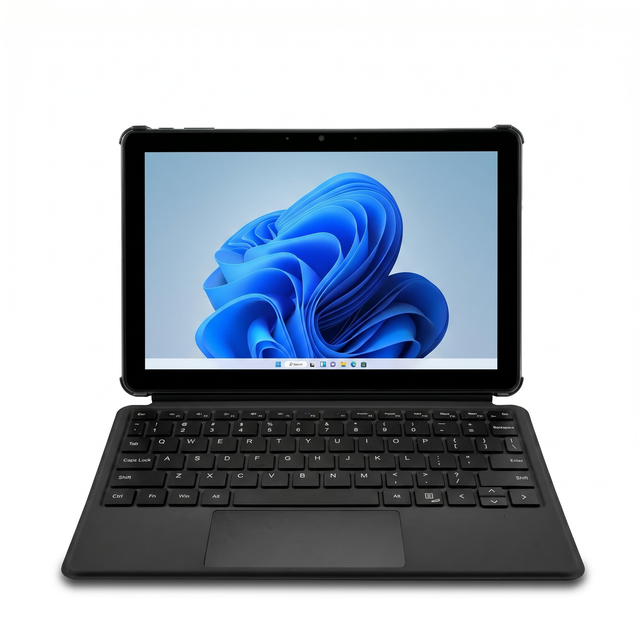 CoreNest 10.1 Inch 2 in 1 Tablet Laptop Intel Core M3 8100Y 12GB RAM 256GB SSD Detachable Keyboard Portable PC for Business