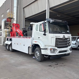 Camión Grúa de Servicio Pesado HOWO NX 6x4 de 25 Toneladas con Plataforma y Elevador Combinados para Rescate en Carreteras Urbanas y Remolque de Vehículos Ligeros - Product Image 2