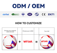 Ballon de football d'entraînement en PU : Ballon de football de taille standard officiel pour une utilisation en intérieur et en extérieur sur diverses surfaces