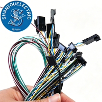 Kabel Harness Kustom Multiwarna Konektor Jantan Betina Tipe Twisted Pair untuk Perangkat Elektronik