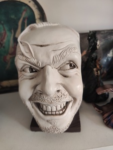 Grenzüberschreitende Neuheit: Retro-Nostalgische Künstlerische Johnny-Figur, Buddhistische Harz-Skulptur, Sammlerstück für Schreibtisch und Bücherregal - Product Image 6