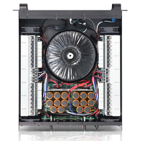 Amplificateur de puissance professionnel EIF AG 1000/1300/1500, classe H, 4 canaux, 4/8 ohms, corps métallique, 1200W, noir, pour DJ et scène, vente en gros d'usine