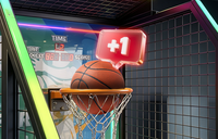 Machine de jeu de tir de basket de rue à monnayeur pour arcade de récompenses, vente en gros