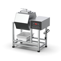 Machine à mariner la viande commerciale à commande numérique, cuve sous vide en acier inoxydable pour poulet frit et restaurants de burgers