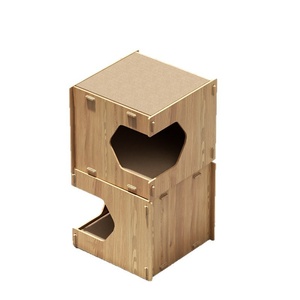 Cuccia per Gatti di Lusso Leggero, a Doppio Strato, Chiusa, in MDF, Adatta come Arredamento - Product Image 1